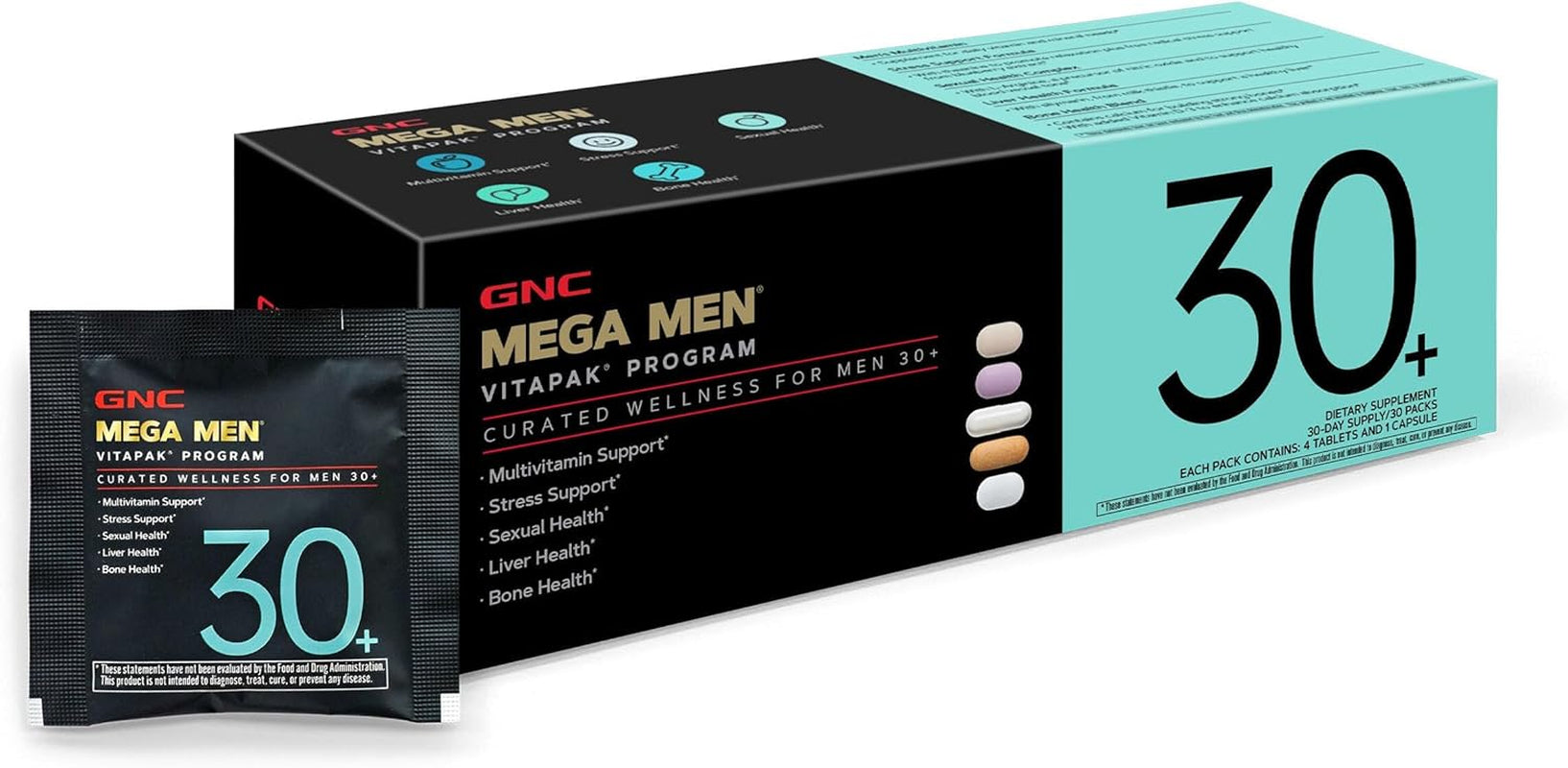 Men’s 30+ Daily Vitapak – 5-in-1 Multivitamins