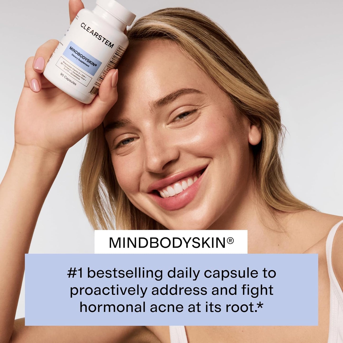 MINDBODYSKIN Hormonal Acne Supplement